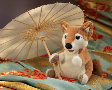 Folkmanis - Shiba Inu Puppy Puppet