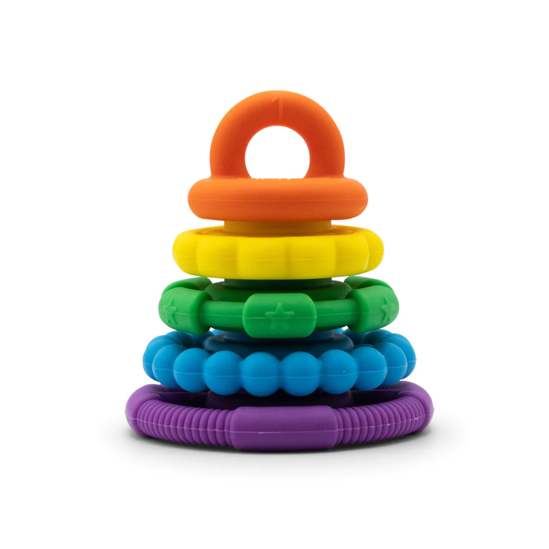 Jellystone - Rainbow Stacker Teether & Toy - Brights