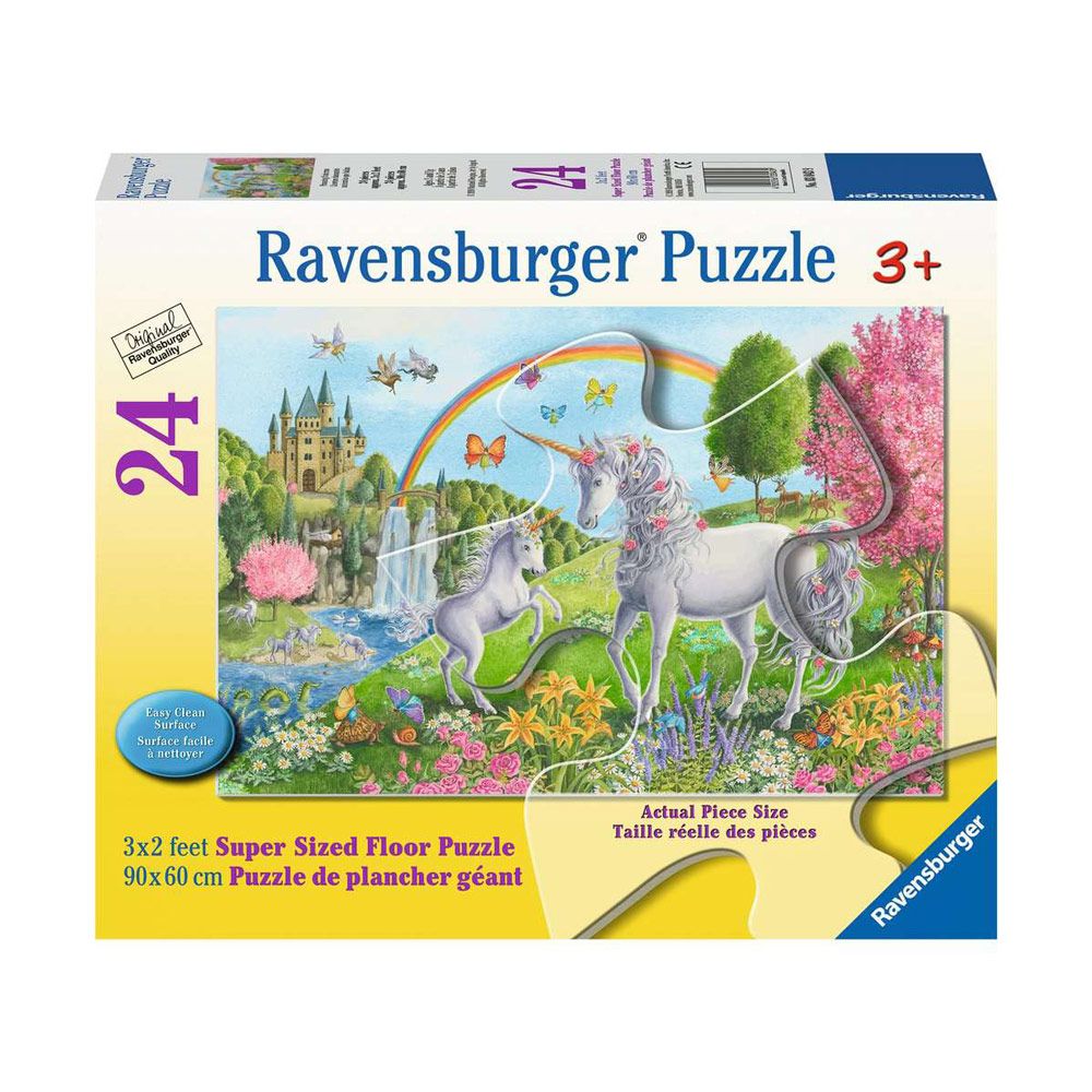 Ravensburger - Prancing Unicorns Puzzle 24Pc