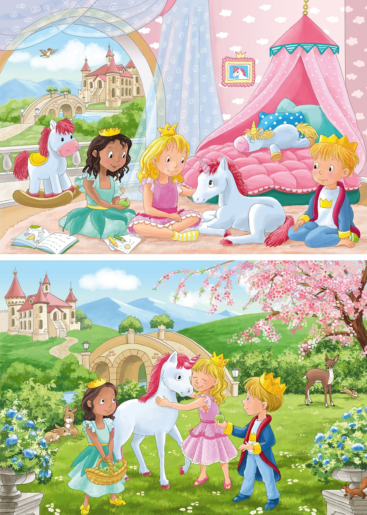 Ravensburger - Royal Friendship Puzzle 2x12PC