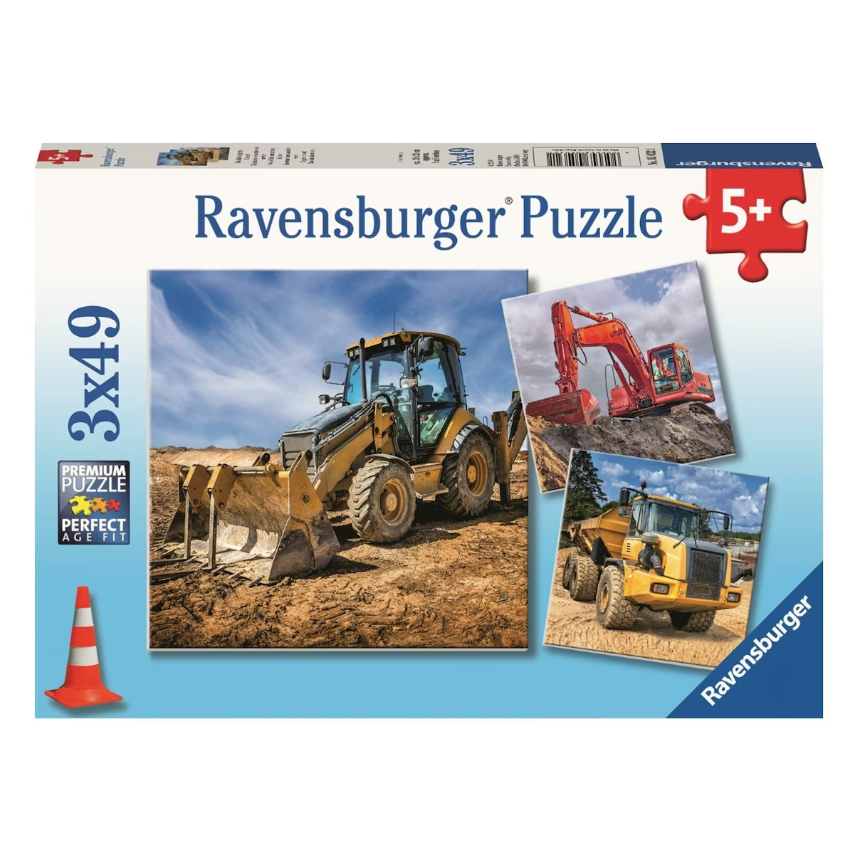 Ravensburger - Digger at Work 3x49p