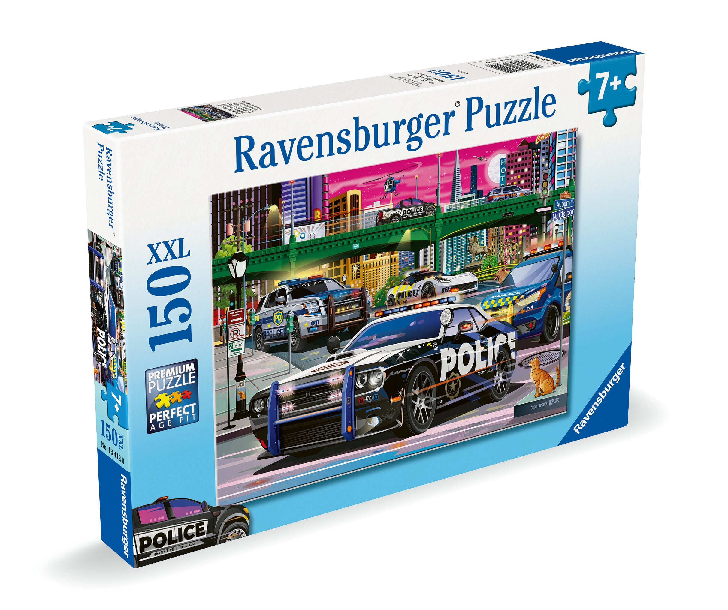 Ravensburger - Police on Patrol  Puzzle 150pc