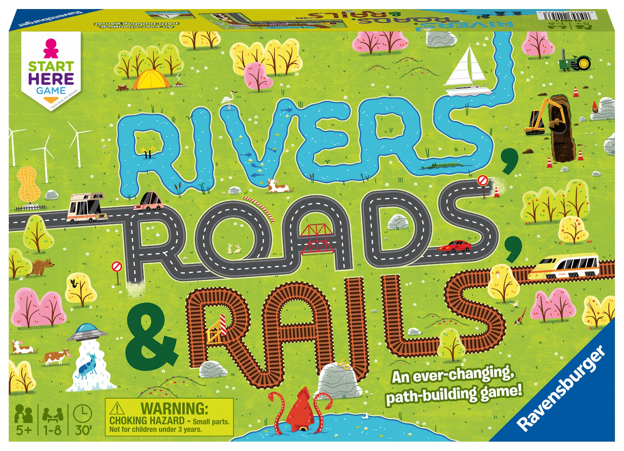 Ravensburger - Rivers Roads & Rails Game