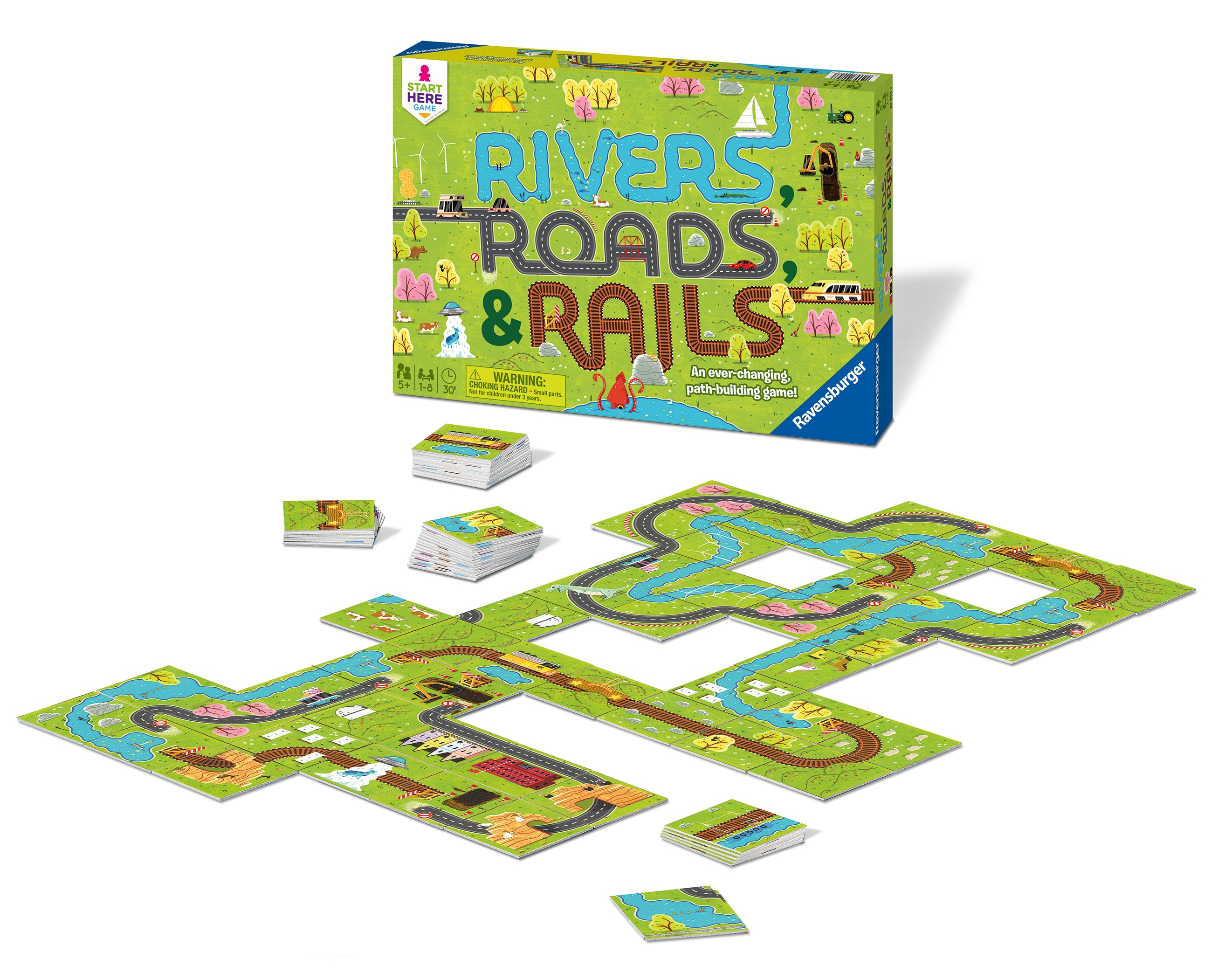 Ravensburger - Rivers Roads & Rails Game