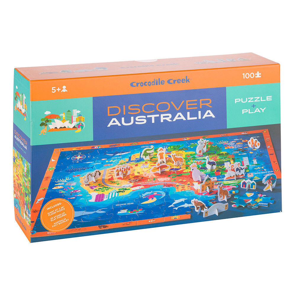 Crocodile Creek - Puzzle 100pcs - Discover Australia