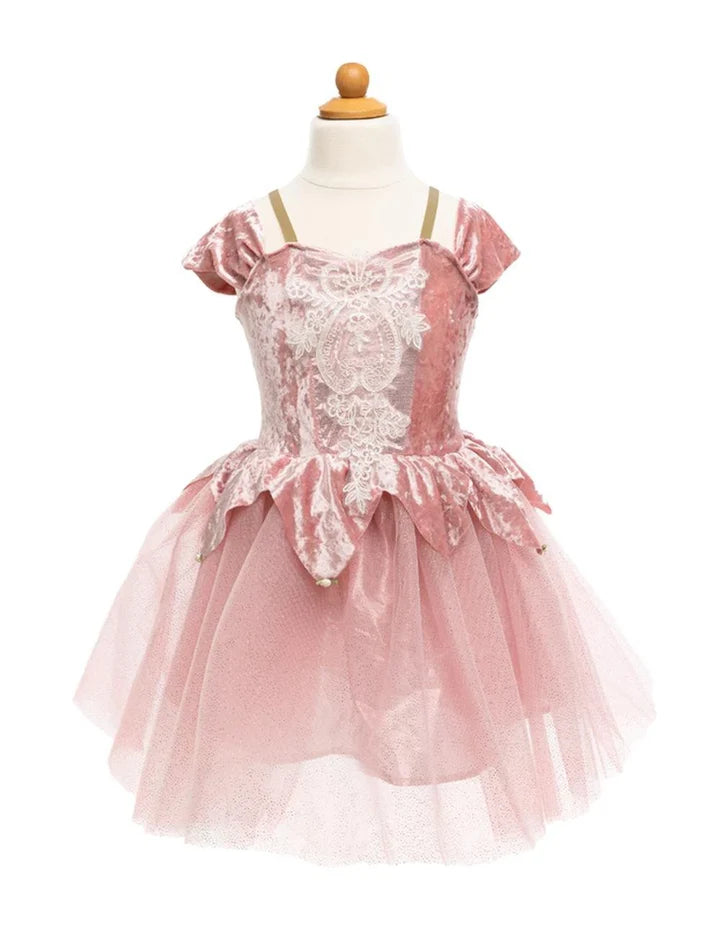 Great Pretenders - Dusty Rose Holiday Ballerina Dress - Size 3-4