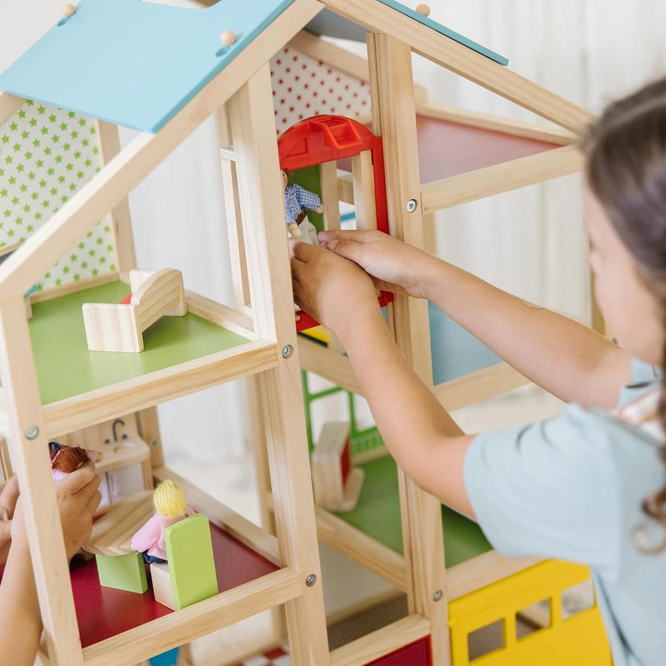 Melissa & Doug - Hi-Rise Dollhouse