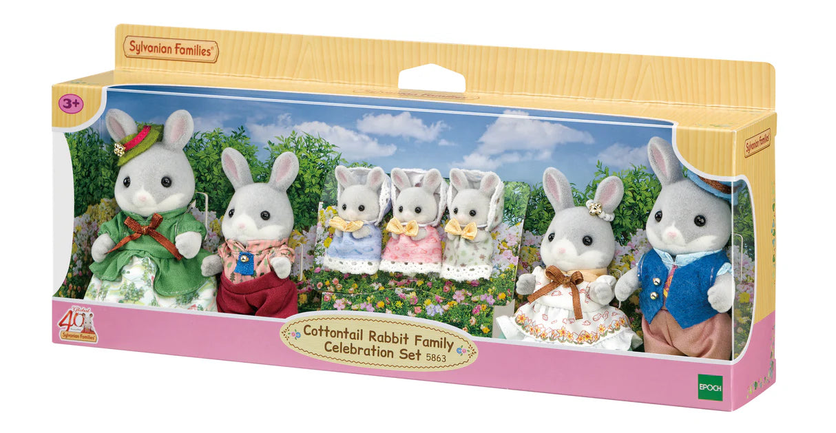 Sylvanian Families - Cottontail Rabbit Family Celebration Set