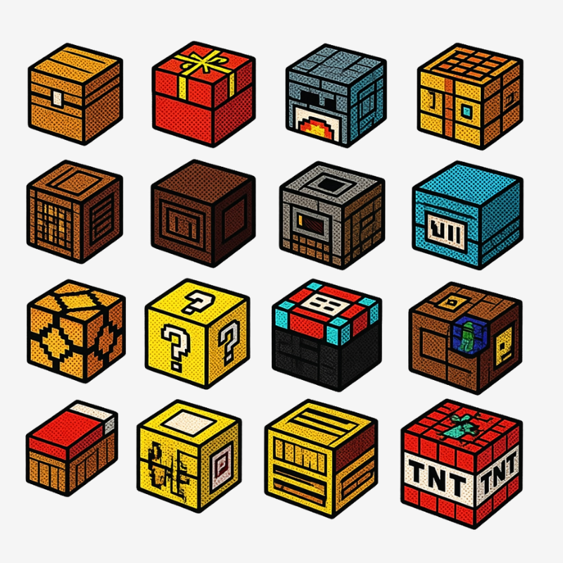 Miniblox - Special Blocks 17pc set