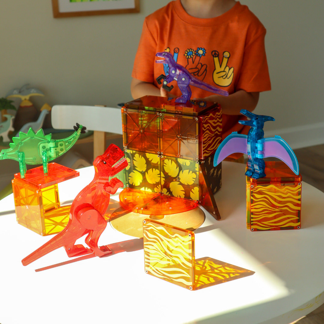 Magna Tiles - Dino World Set - 40 piece