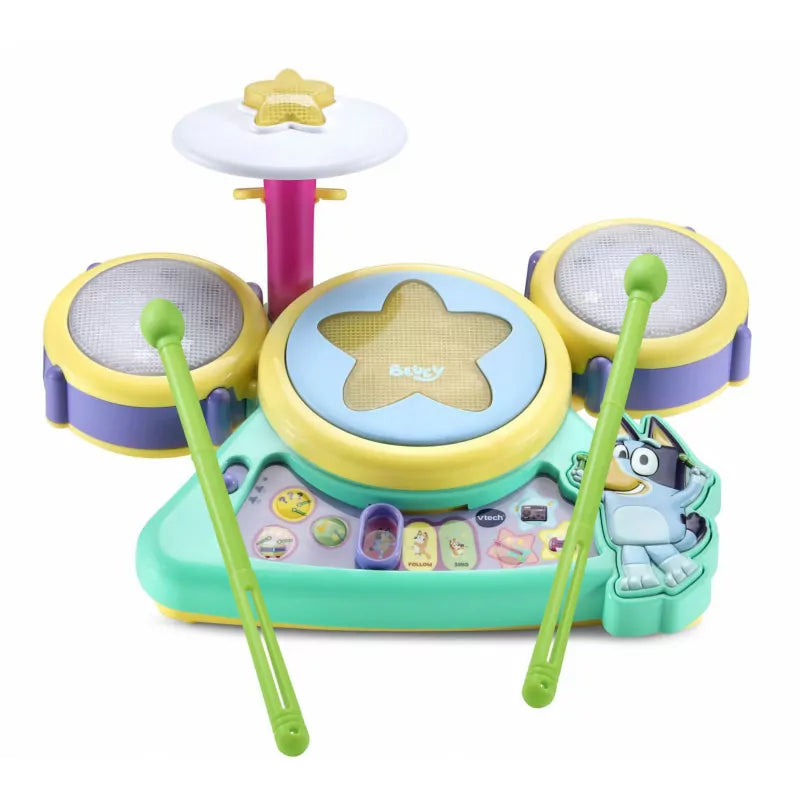 VTech - Bluey Hooray Drum Set