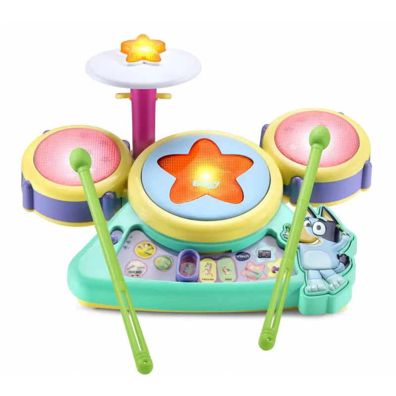 VTech - Bluey Hooray Drum Set