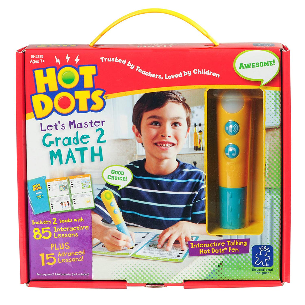 Educational Insights - Hot Dots - Lets Master Grade 2 Math 