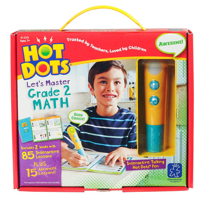 Educational Insights - Hot Dots - Lets Master Grade 2 Math 