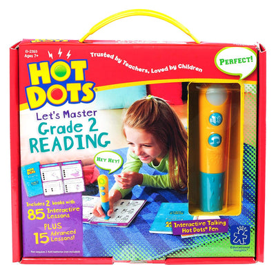 Educational Insights - Hot Dots - Lets Master Grade 2 Reading