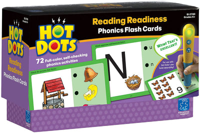 Educational Insights - Hot Dots - Phonics Flash Cards Reading Readiness - Grade K
