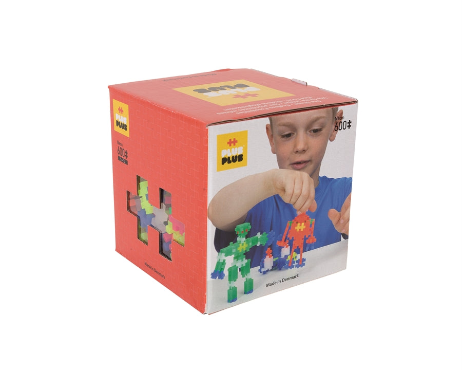 Plus Plus - Neon Pack - 600 Pcs