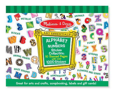 Melissa & Doug - Sticker Collection Alphabet & Numbers