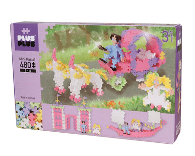 Plus Plus - Pastel - 3 in 1 - Princess - 480 Pcs