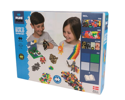 Plus Plus - Basic - Learn to Build Super Set - 1200 Pcs