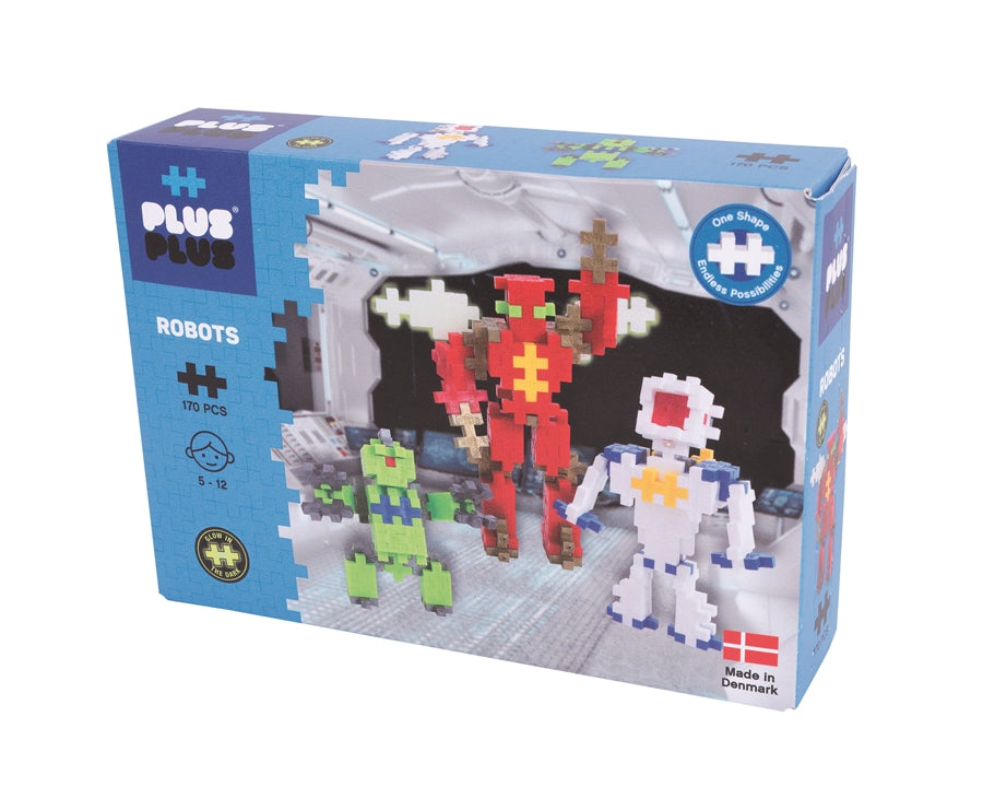 Plus Plus Puzzles - Basic - Robots - 170 Pcs