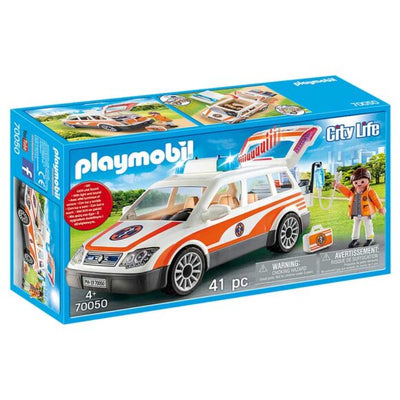 Playmobil - Hospital Emergency Car With Siren (70050)
