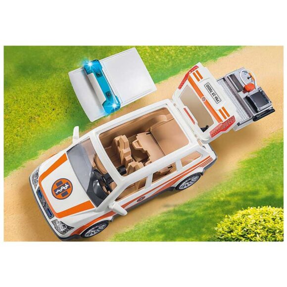 Playmobil - Hospital Emergency Car With Siren (70050)