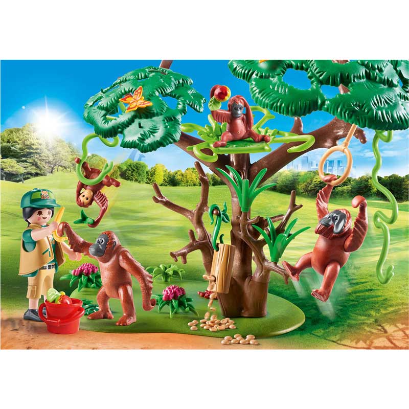 Playmobil - Orangutans With Tree (70345)