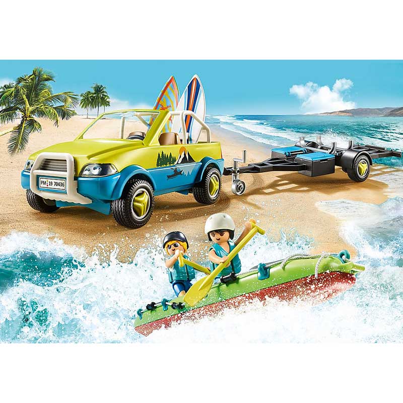 Playmobil - Beach Car With Canoe (70436)