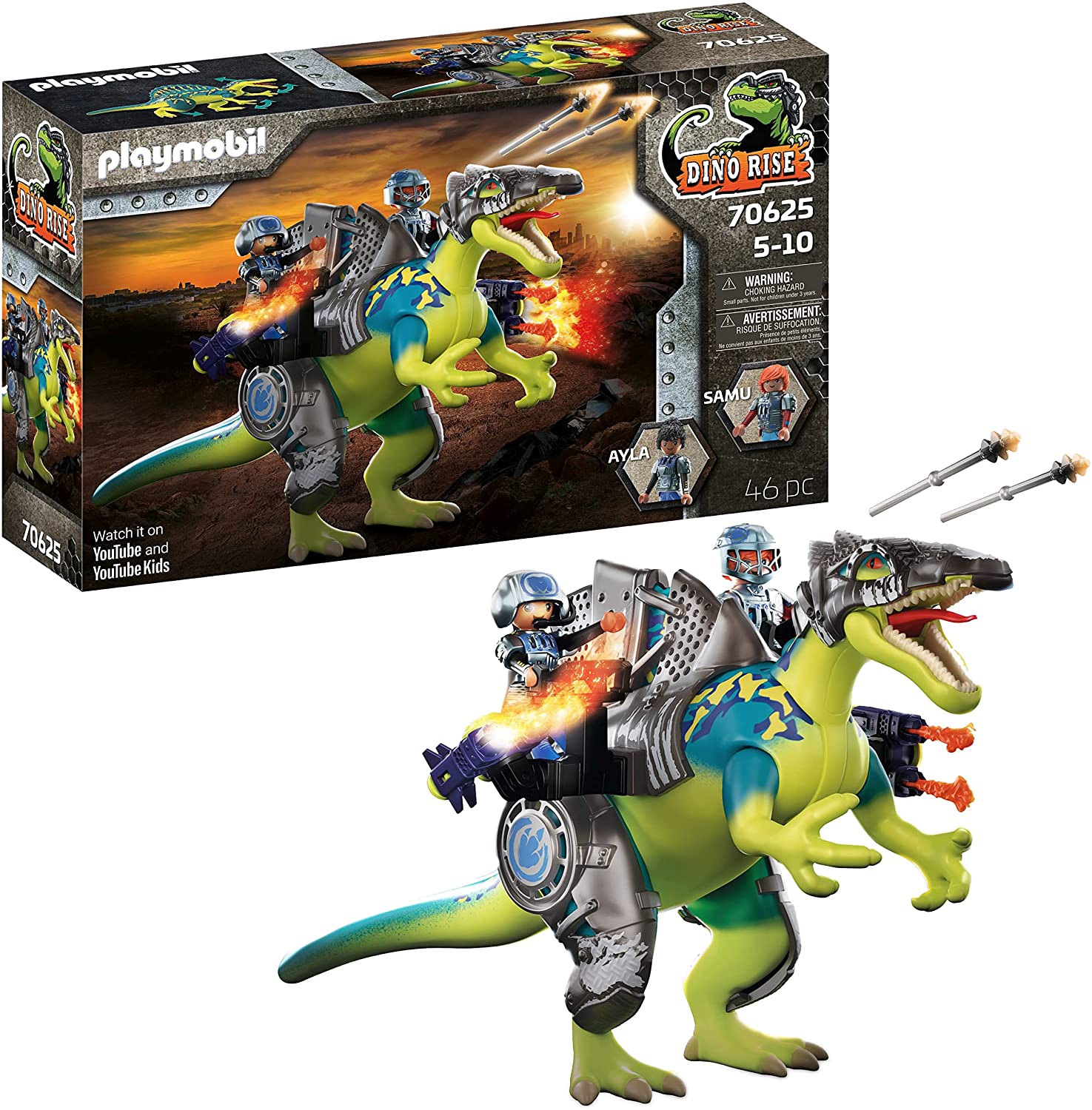 Playmobil - Spinosaurus Double Defense Power (70625)