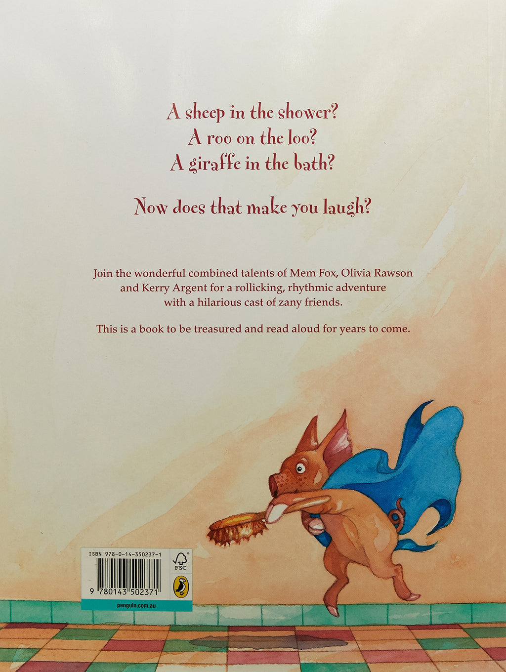 A Giraffe in the Bath  (Paper Back)