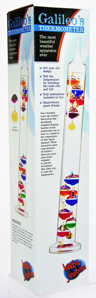 Heebie Jeebies - 28cm Galileo Thermometer