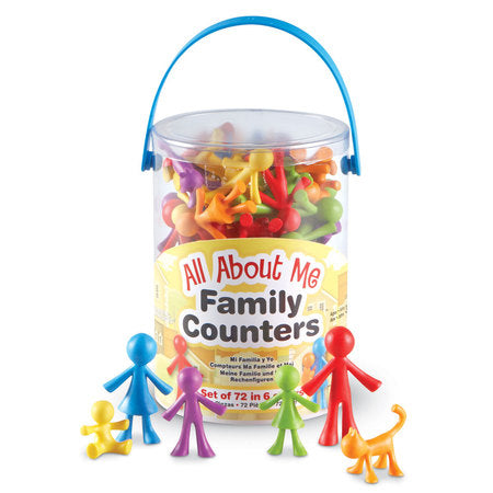 Learning Resources - All About Me Family Counters 72pcs