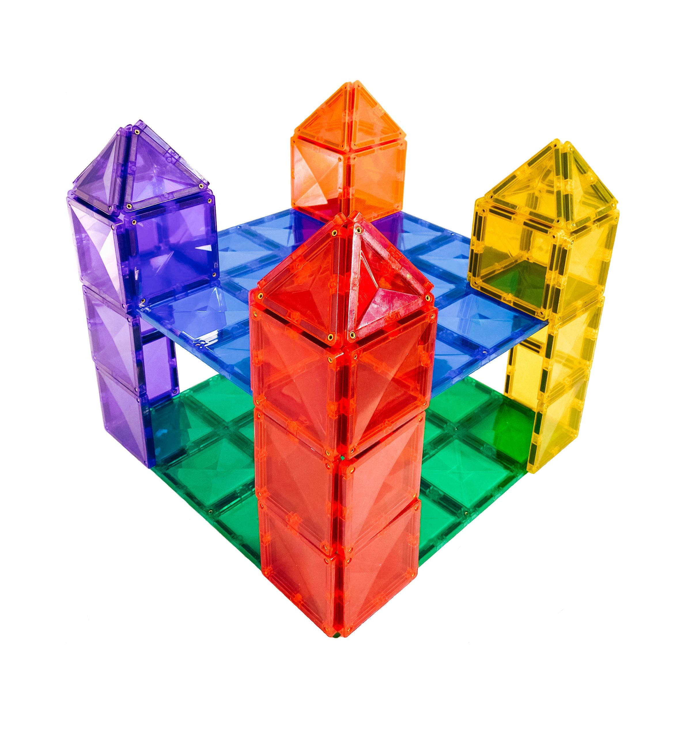 Connetix Tiles 2 Piece Base Castle Set