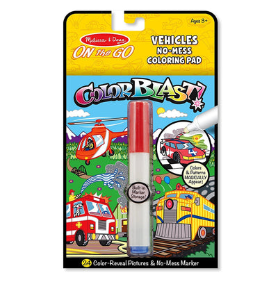 Melissa & Doug - ColourBlast - Vehicles - ON the GO Travel Activity