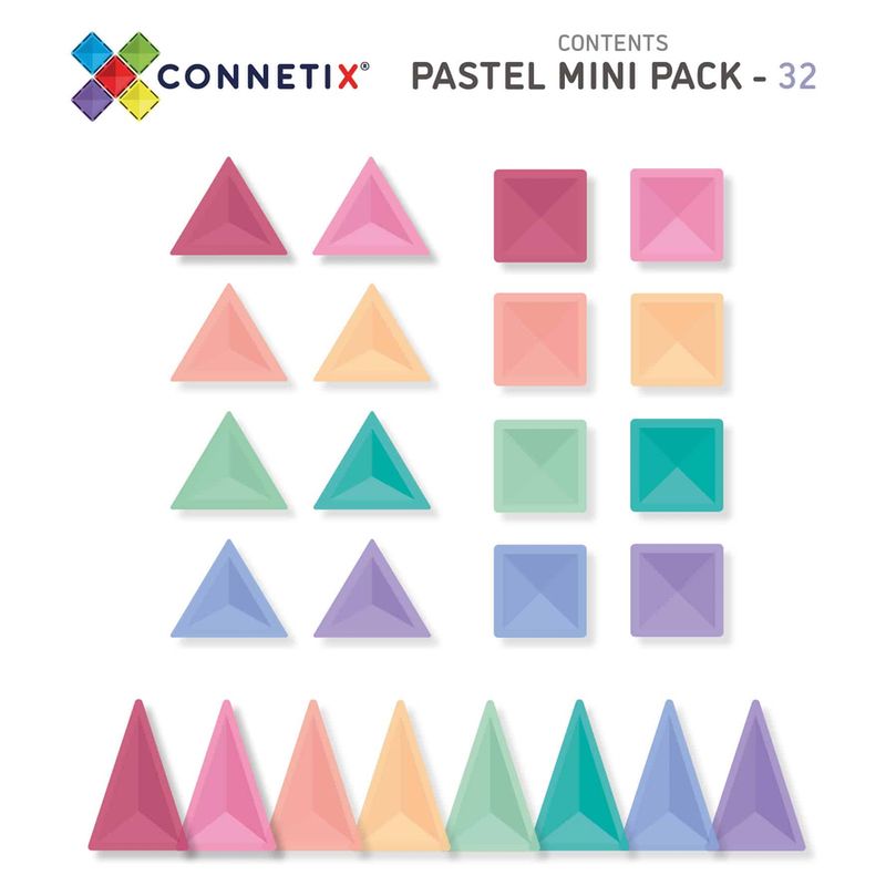 Connetix - Pastel Mini Pack 32pcs