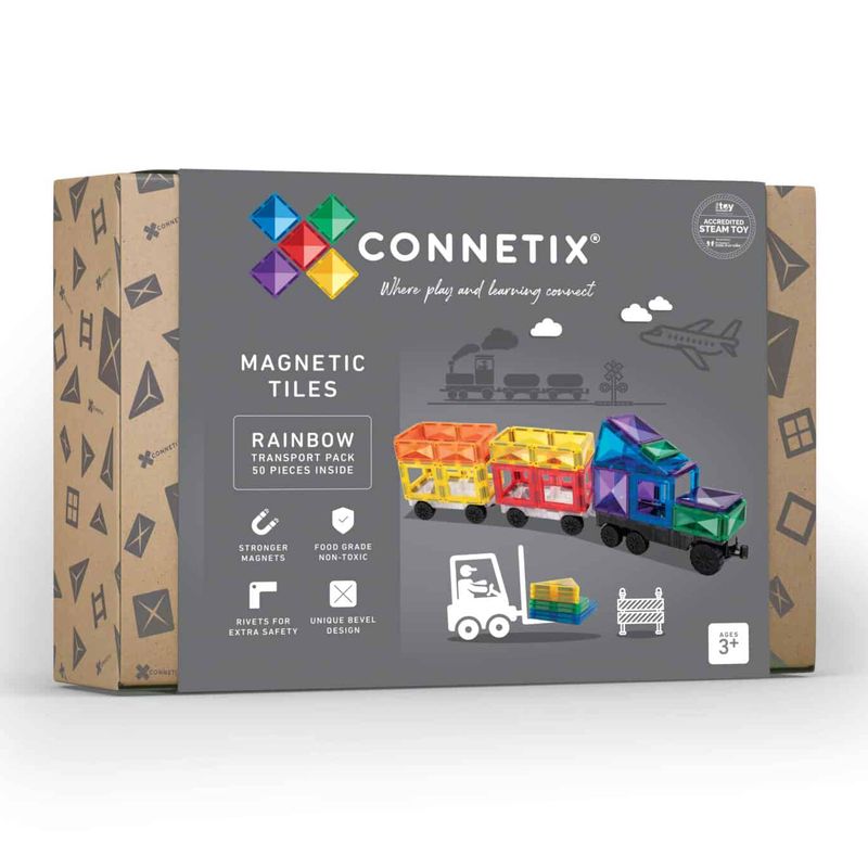 Connetix - Rainbow Transport Pack 50pcs