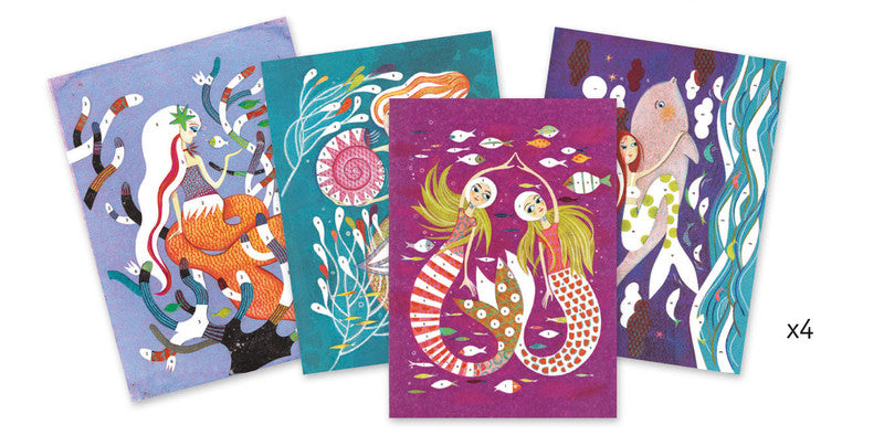 Djeco - Mermaids Glitter Boards