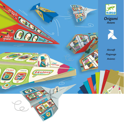 Djeco - Origami Paper Planes Set
