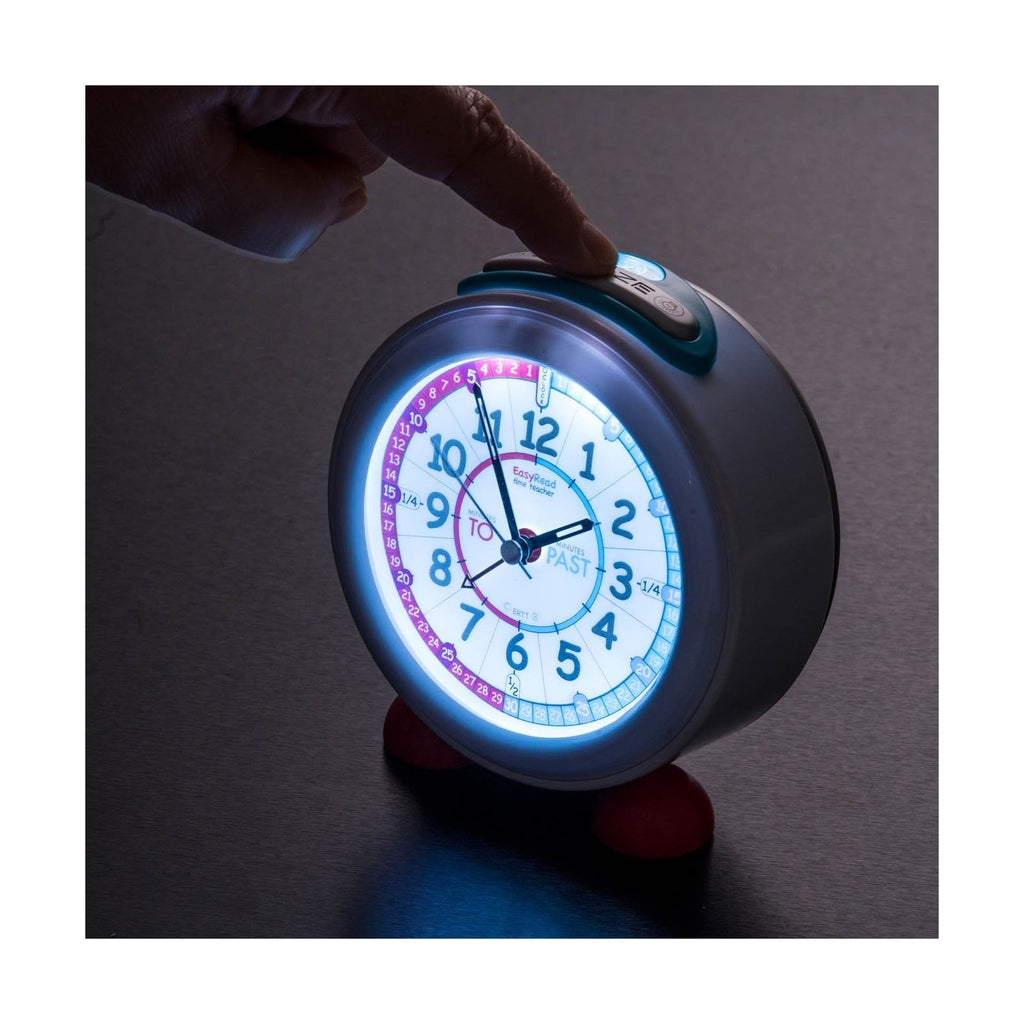 Easy Read - Alarm Clock - Past/To - Red and Blue