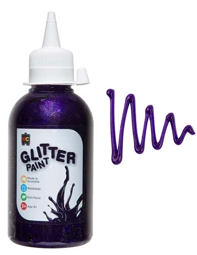 Edvantage - Glitter Paints 250ml - Fairy Purple