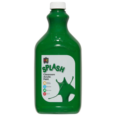 Edvantage - Splash Classroom Acrylic Paint 2Ltr - Martian Green