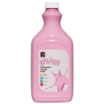 Edvantage - Splash Classroom Acrylic Paint 2Ltr - Cupcake Pink