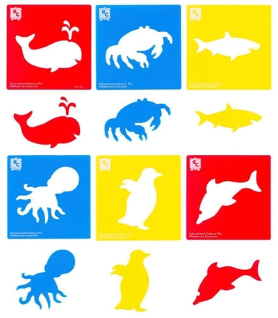 Edvantage - Stencil Sets - Sea Life