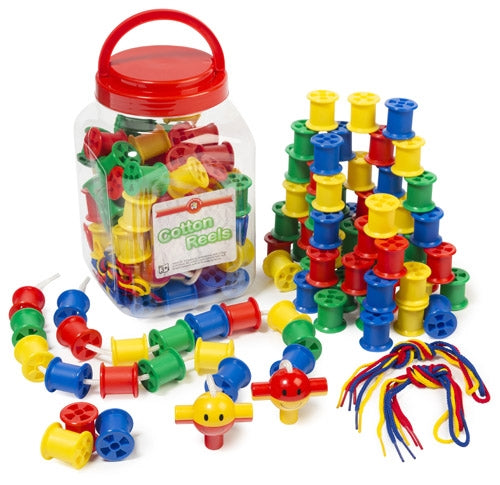 Edvantage - Cotton Reels Jar of 80