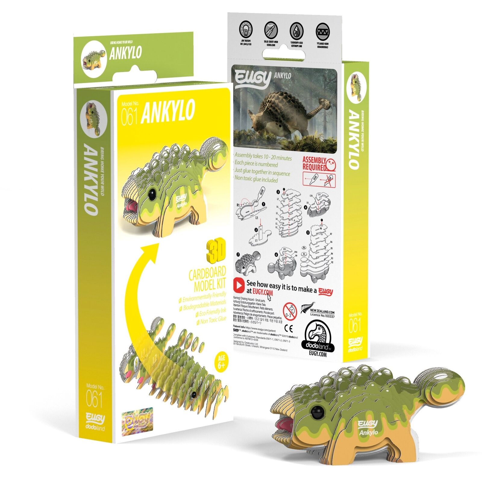 EUGY - Ankylo 3D Puzzle