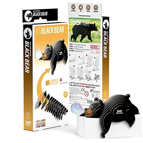 EUGY - Black Bear 3D Puzzle