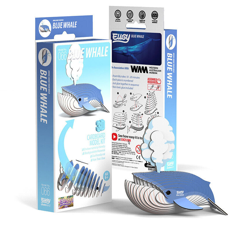 EUGY - Blue Whale 3D Puzzle