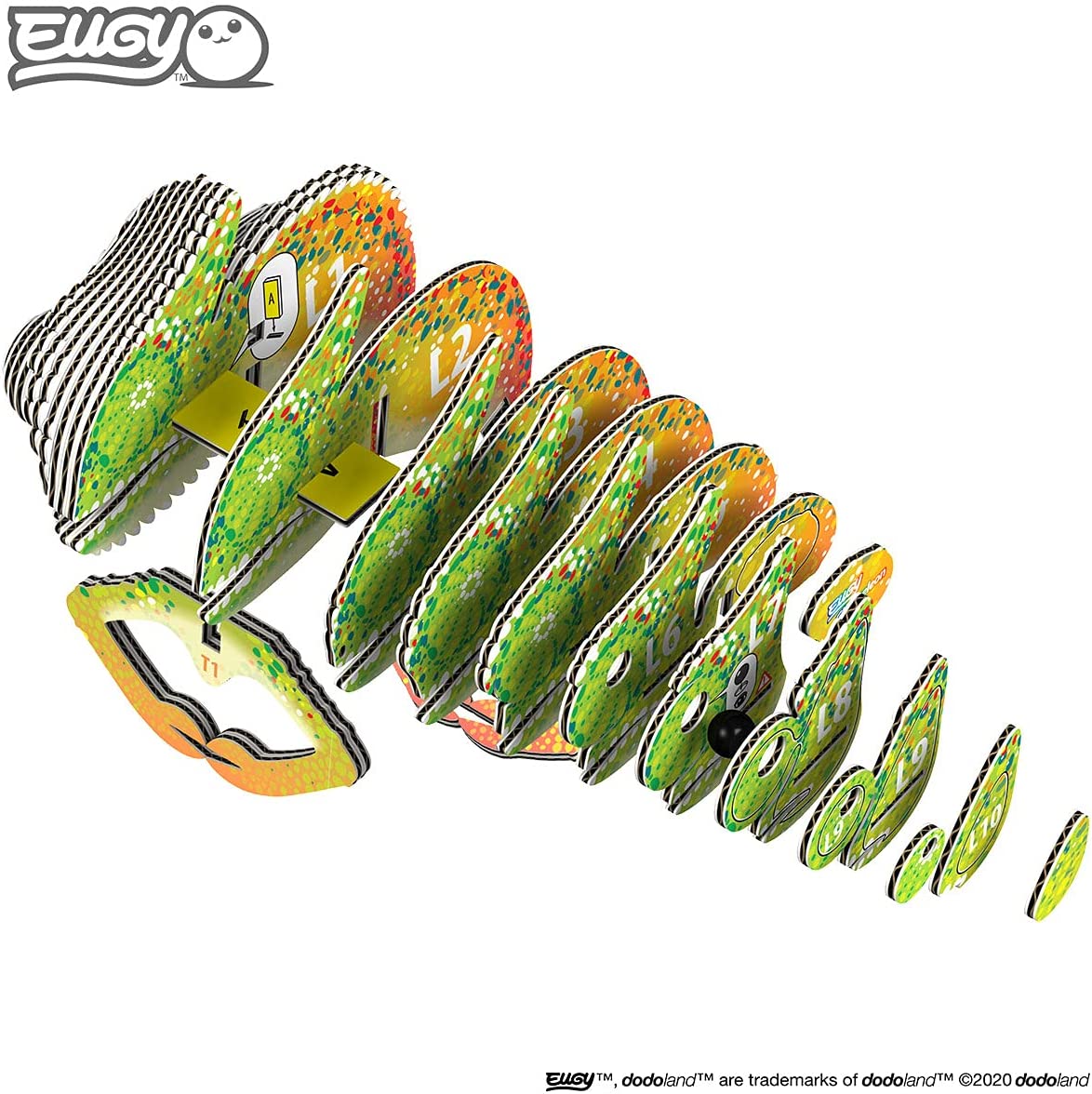 EUGY - Chameleon 3D Puzzle