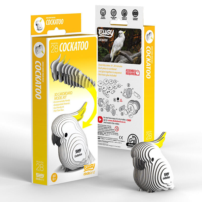 EUGY - Cockatoo 3D Puzzle
